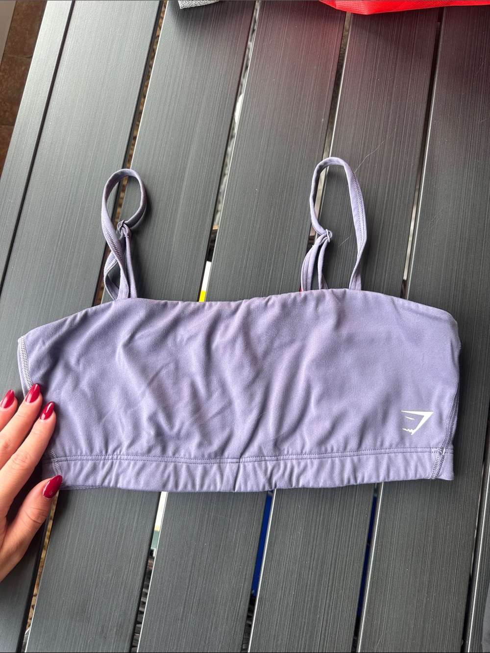 Gymshark Mauve Lilac Strappy Bralette